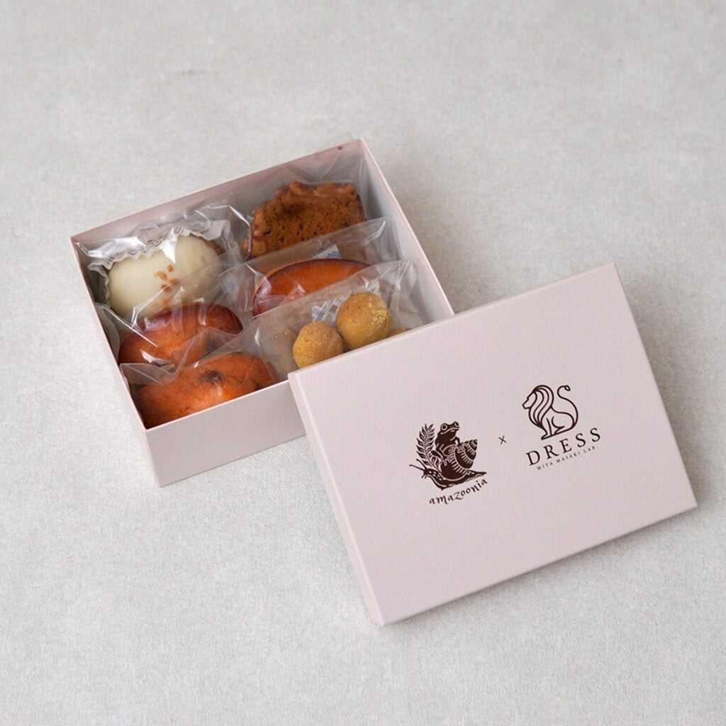 【10/12中までの限定販売】amazoonia × DRESS　コラボ焼き菓子BOX